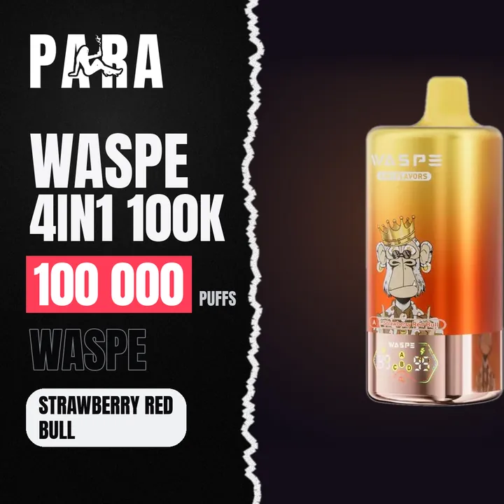 Waspe 4in1 100K Strawberry Red Bull