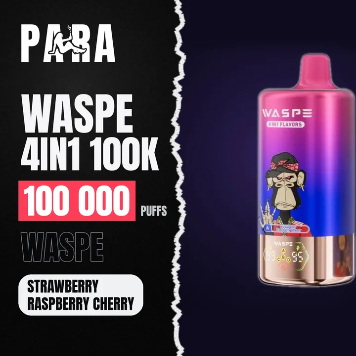 Waspe 4in1 100K Strawberry Raspberry Cherry