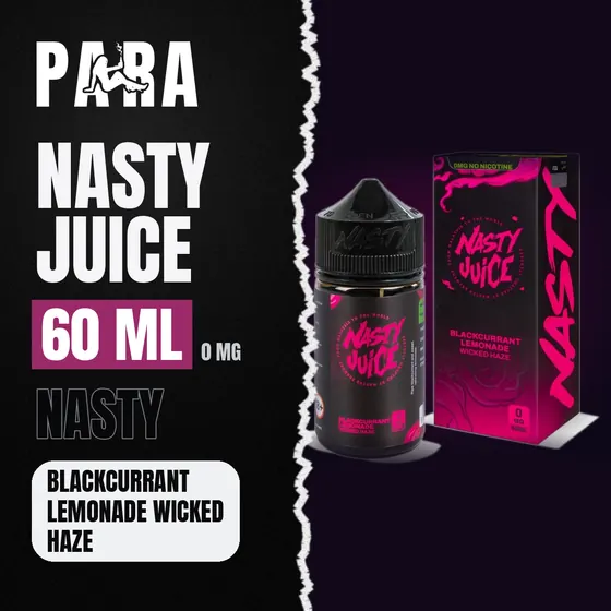 Nasty Juice 60 ml Blackcurrant Lemonade Wicked Haze