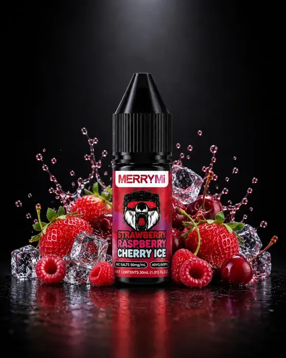 MerryMi Liquid 30 ml Strawberry Raspberry Cherry Ice