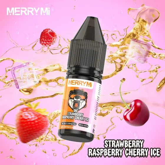 MerryMi Liquid 30 ml Strawberry Raspberry Cherry Ice