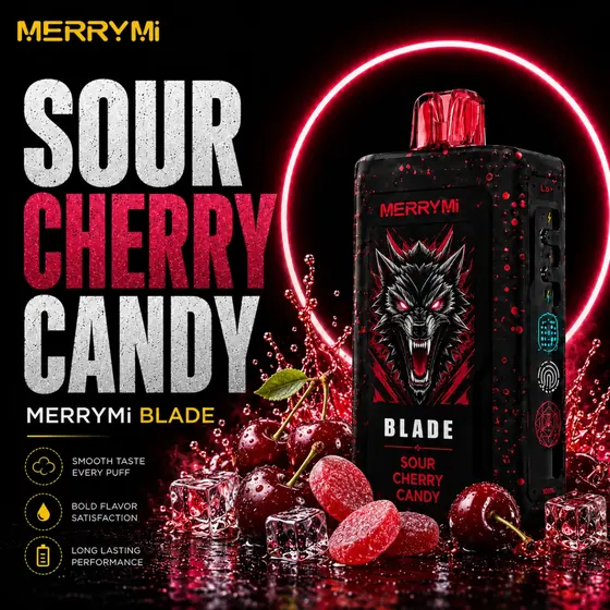 MerryMi Blade Sour Cherry Candy